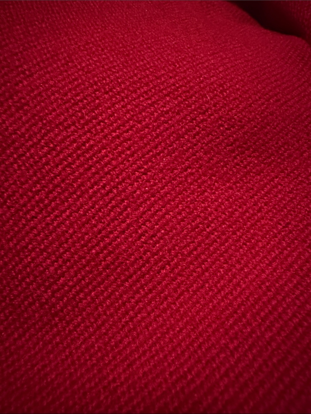 Vintage Red Wool Coat with Dark Fur Collar - Classic Women's Coat - Picture 8 of 8